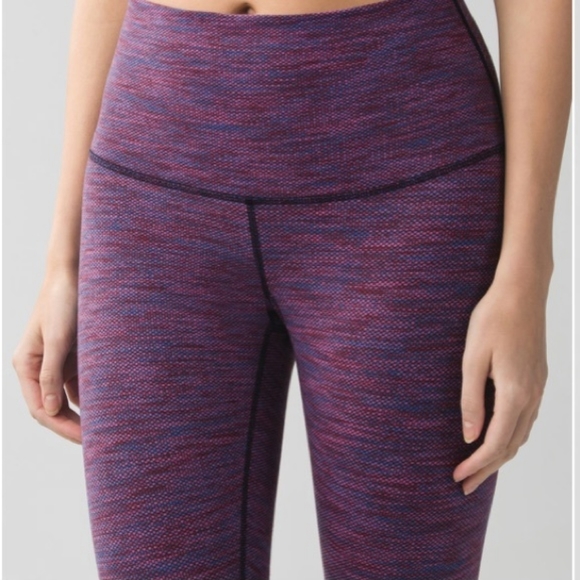LULULEMON Wunder Under High Rise Crop II Pant Roll Down Size 2 - Picture 3 of 8